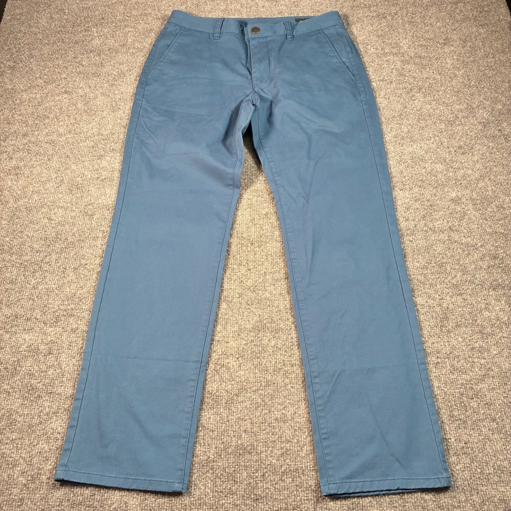 Bonobos Slim Fit Chinos Mens 31x30 Blue Stretch Cotton Casual Pants